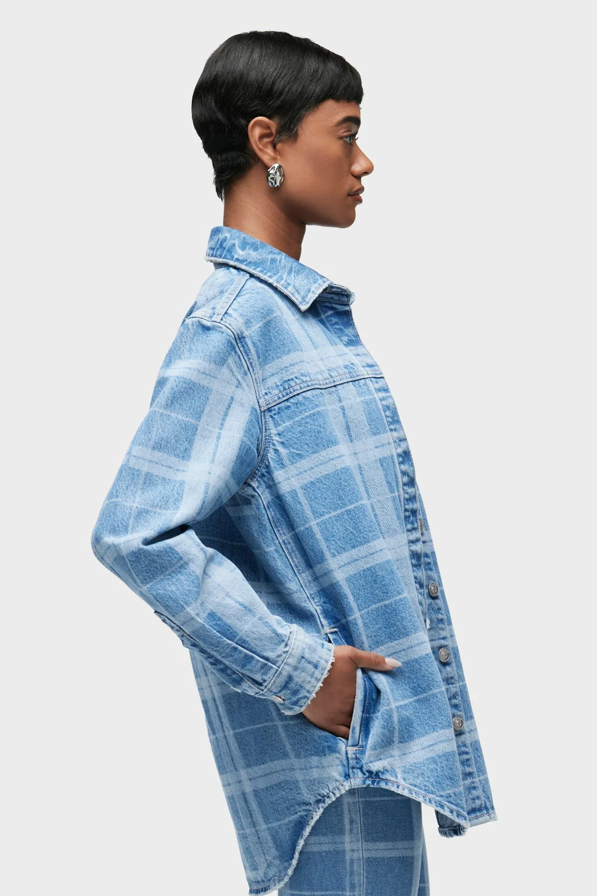 Oversized Shacket sold by Hudson Jeans product image thumbnail 2