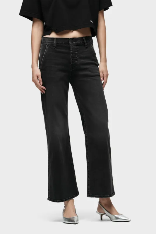 Rosie High-Rise Trouser Wide Leg Ankle Jean sold by Hudson Jeans