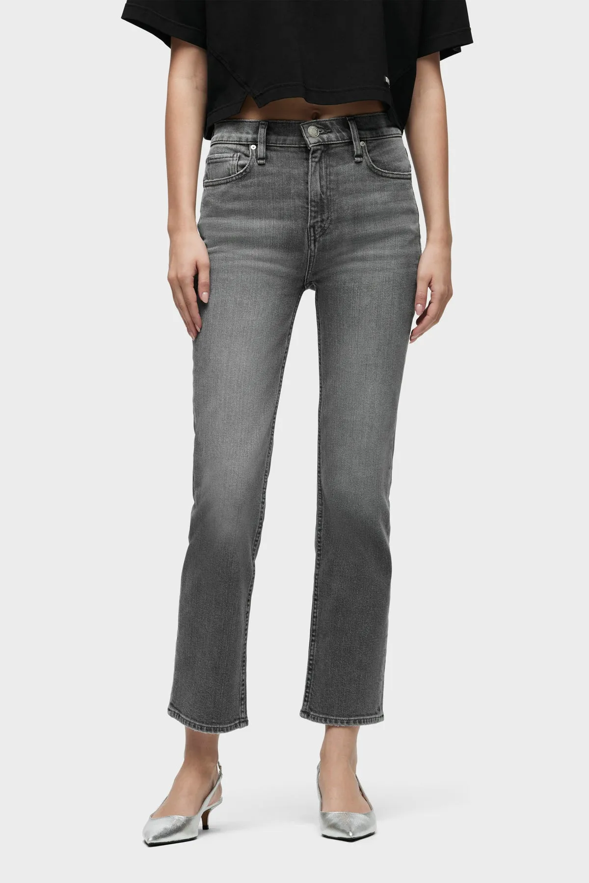 Remi High-Rise Straight Ankle Jean sold by Hudson Jeans