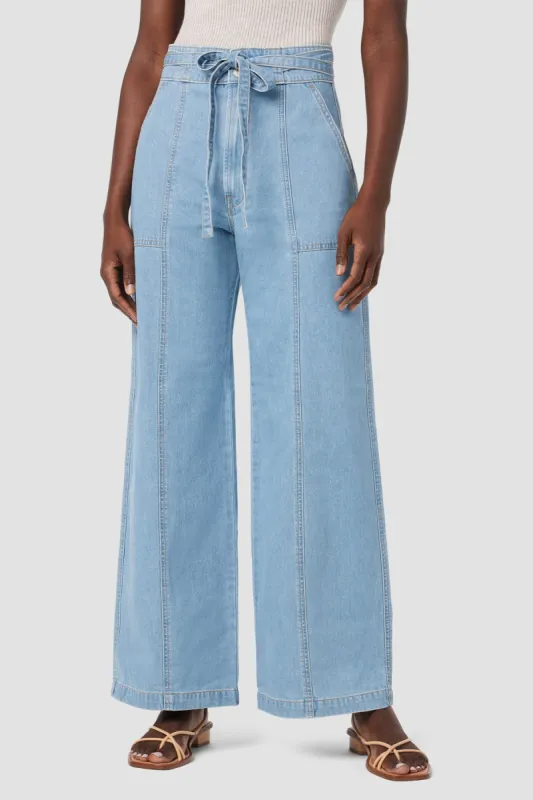 Tie Waist Wide Leg Barefoot Trouser sold by Hudson Jeans