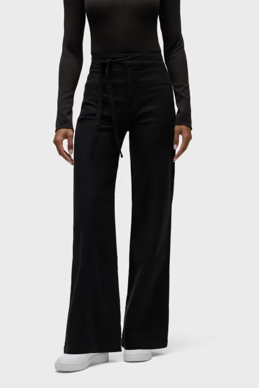 Tie Waist Pintucked Trouser Pant sold by Hudson Jeans