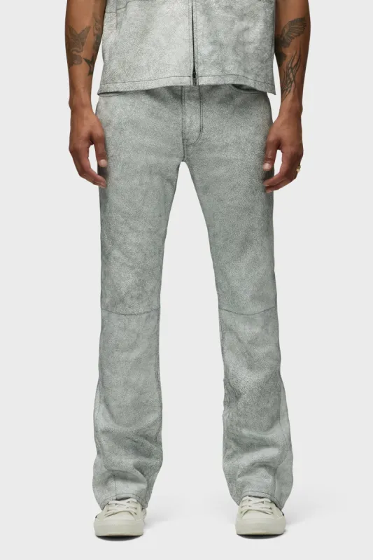 Walker Kick Flare Leather Pant sold by Hudson Jeans