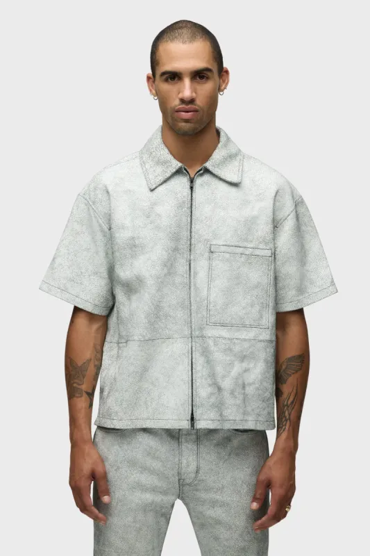 Short Sleeve Zip Shirt sold by Hudson Jeans