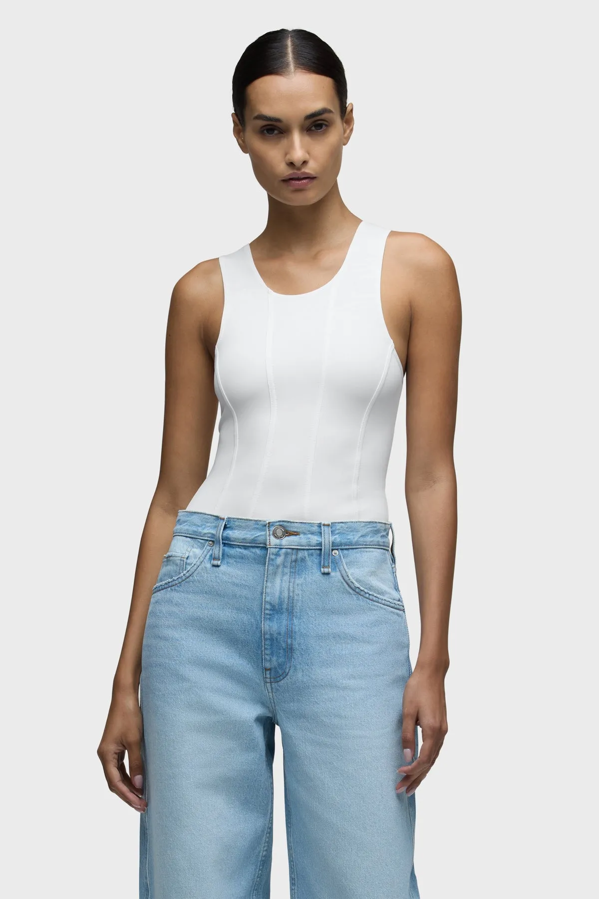 Scuba Scoop Neck Bodysuit sold by Hudson Jeans