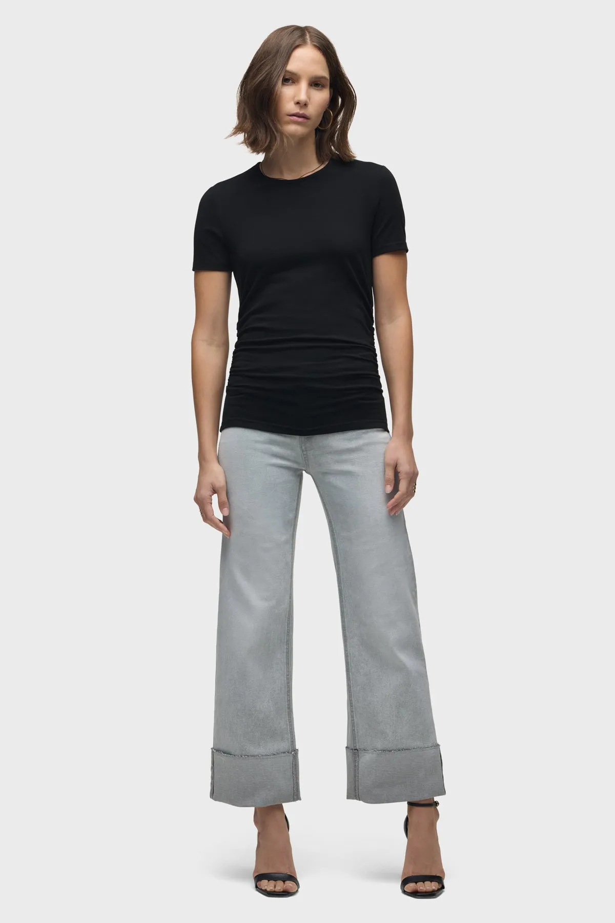 Ruched Crew Neck Top sold by Hudson Jeans product image thumbnail 5