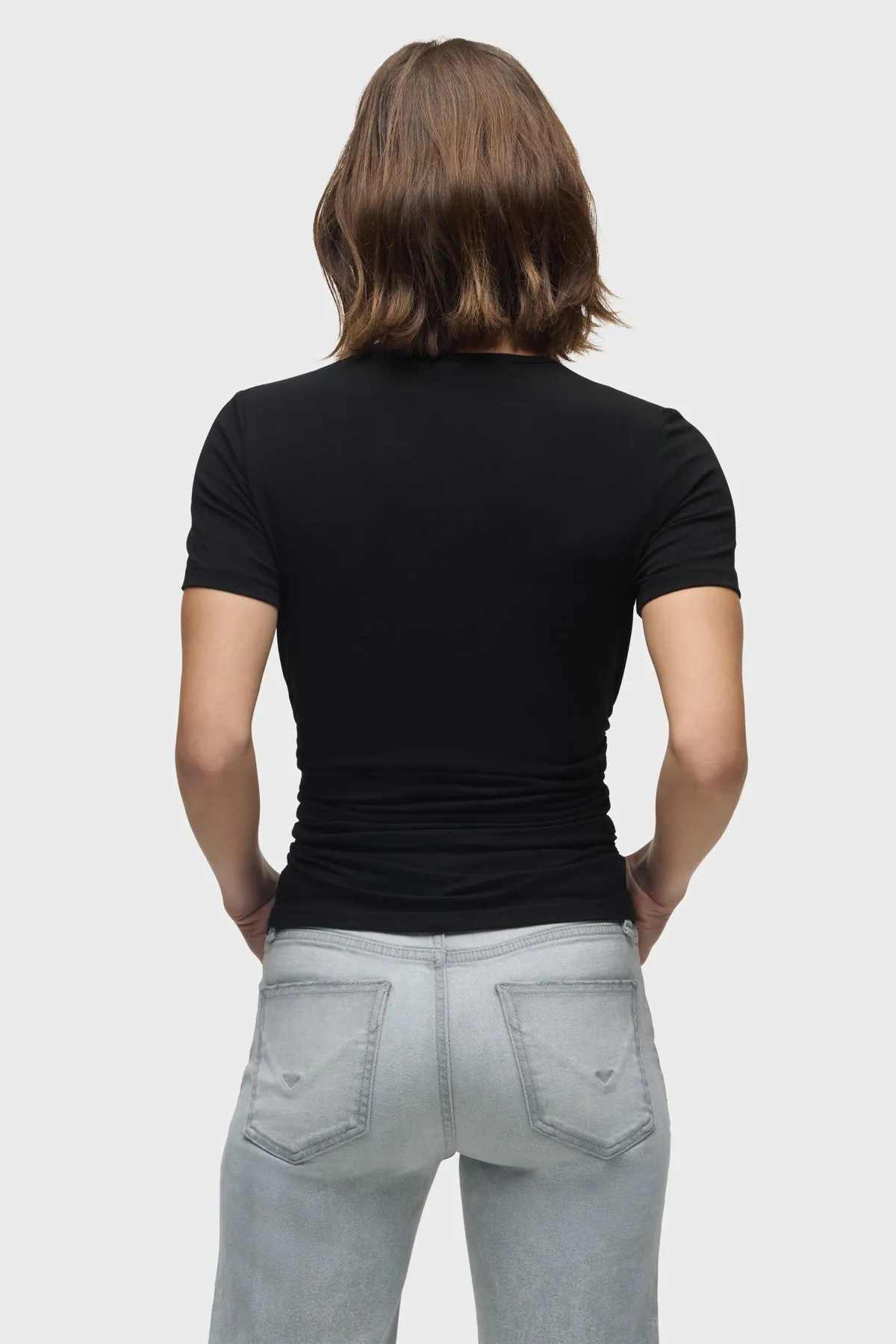 Ruched Crew Neck Top sold by Hudson Jeans product image thumbnail 3