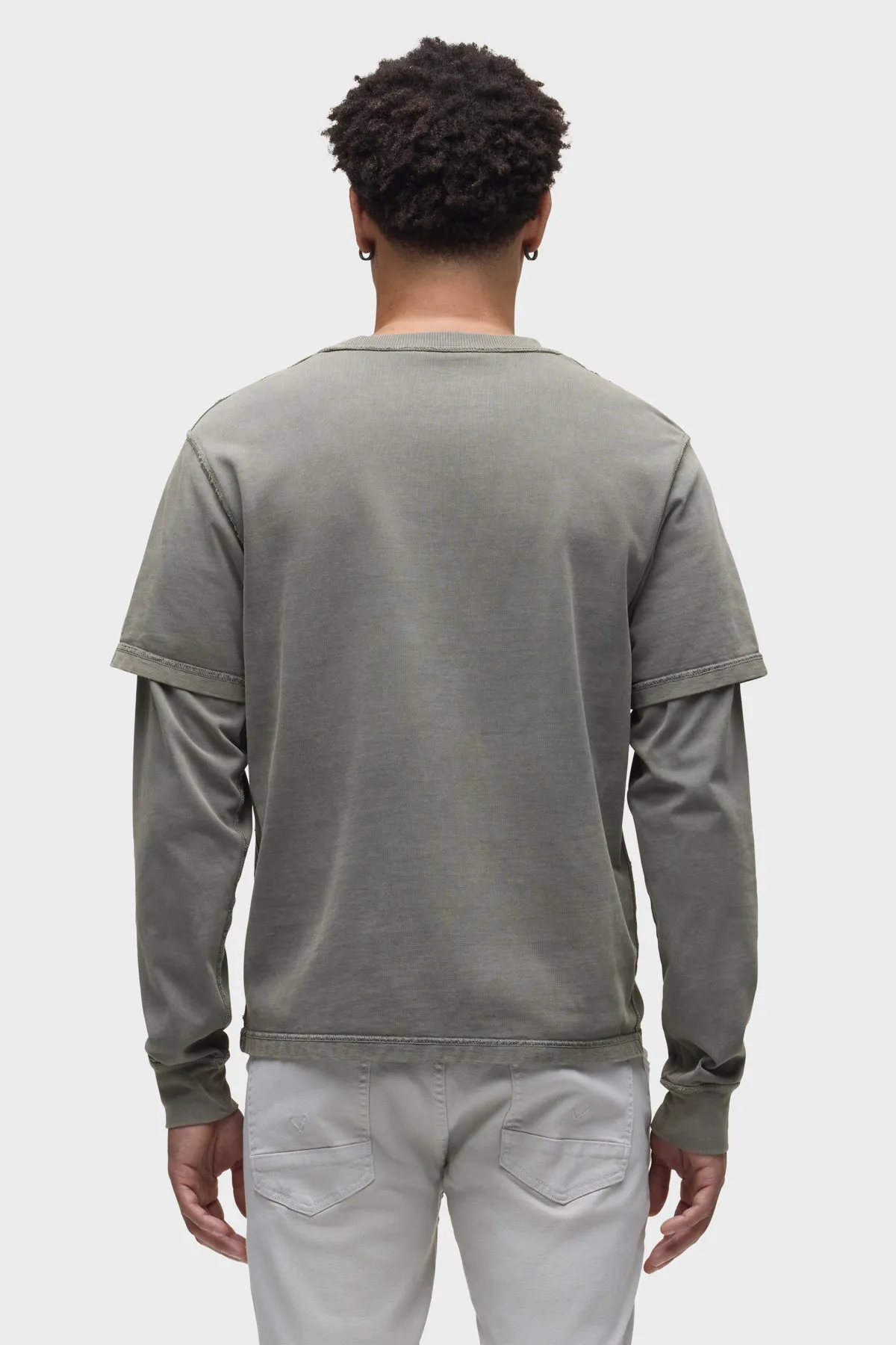 Hybrid Long Sleeve Tee sold by Hudson Jeans product image thumbnail 3