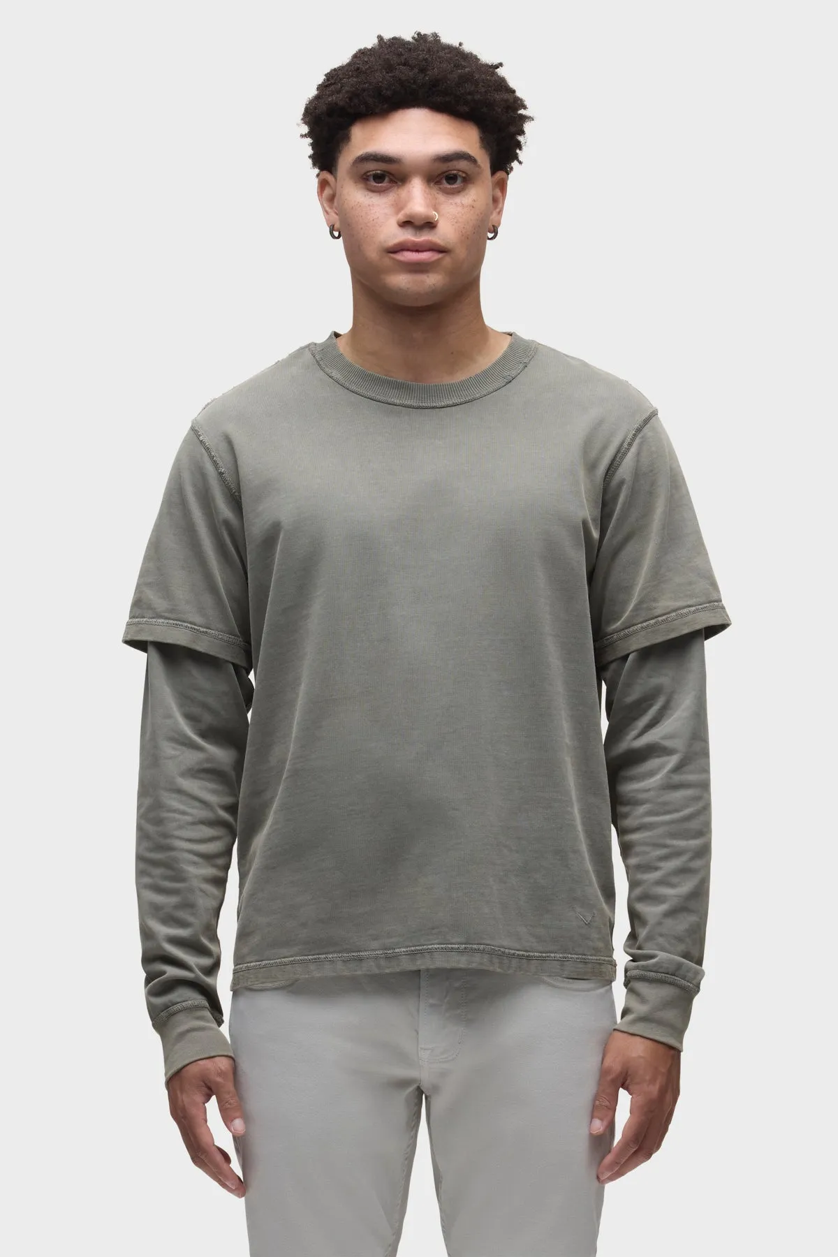 Hybrid Long Sleeve Tee sold by Hudson Jeans