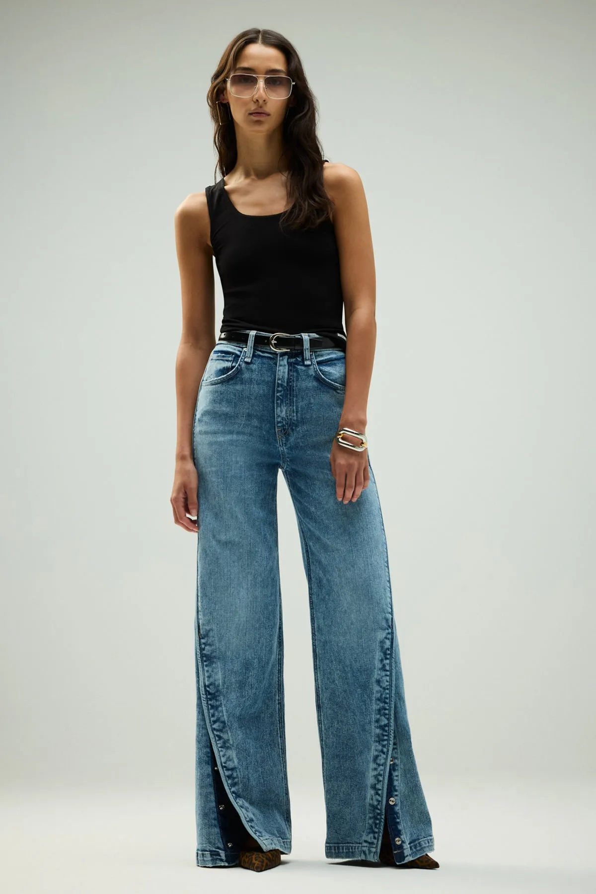 James High-Rise Wide Leg Jean With Forward Seam sold by Hudson Jeans