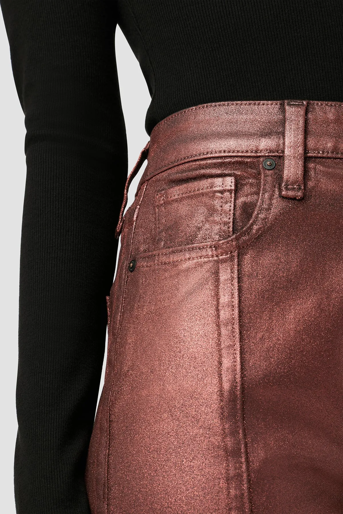 Harlow Ultra High-Rise Cigarette Jean w/ Slit Hem sold by Hudson Jeans product image thumbnail 4