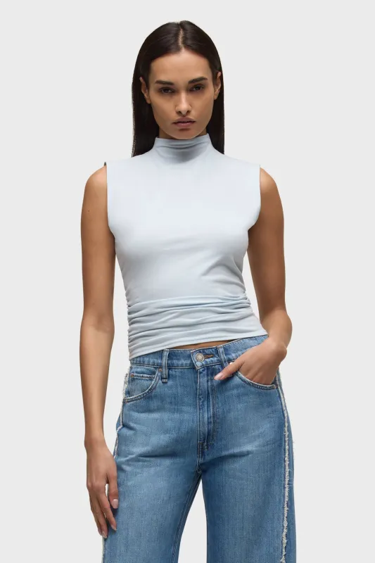 Tank With Side Seam Ruching sold by Hudson Jeans
