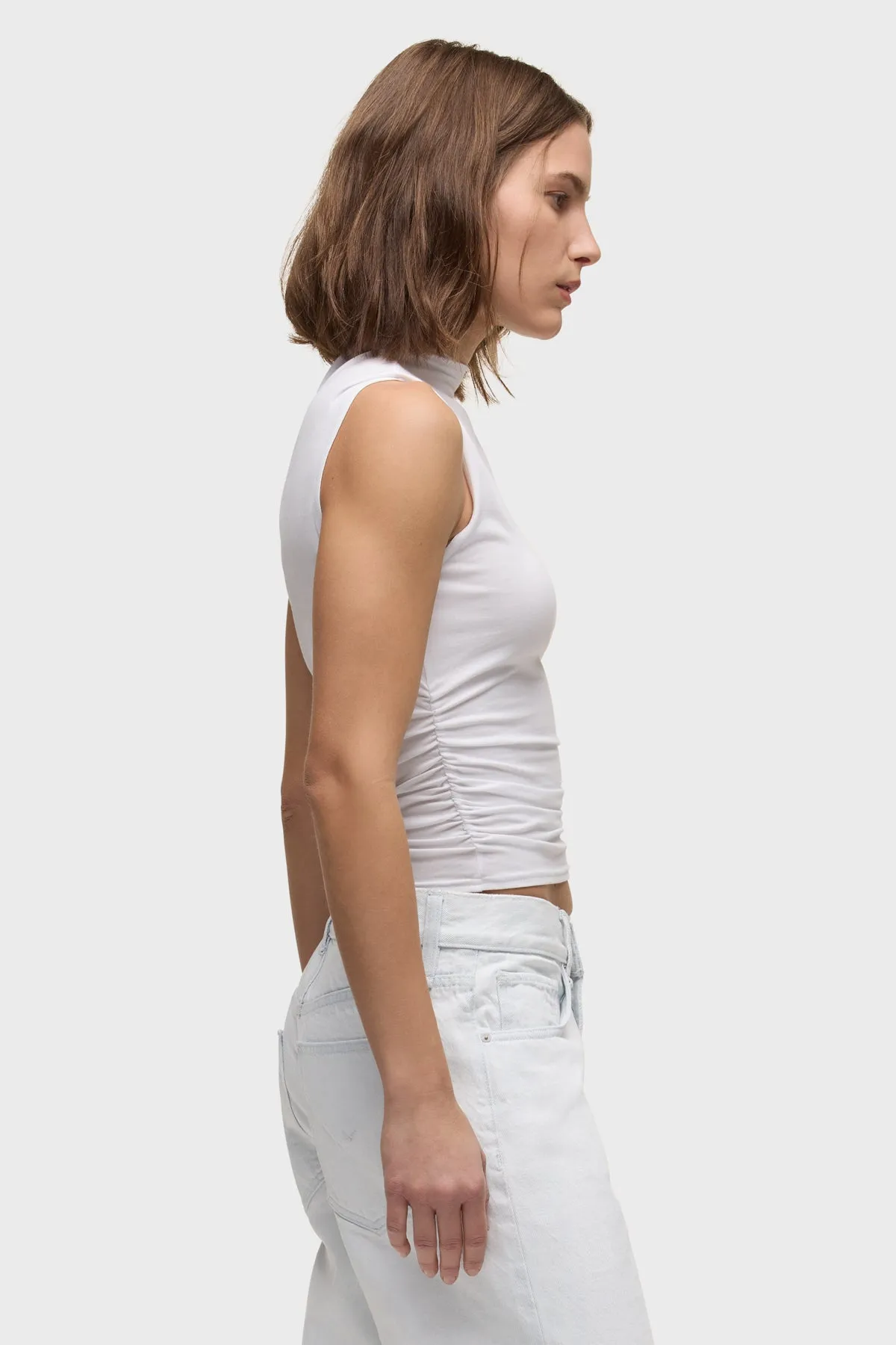 Tank With Side Seam Ruching sold by Hudson Jeans product image thumbnail 2