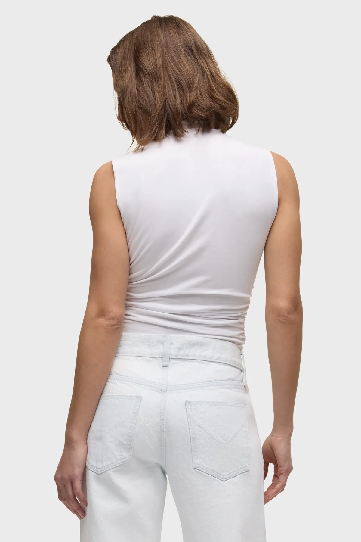 Tank With Side Seam Ruching sold by Hudson Jeans product image thumbnail 3