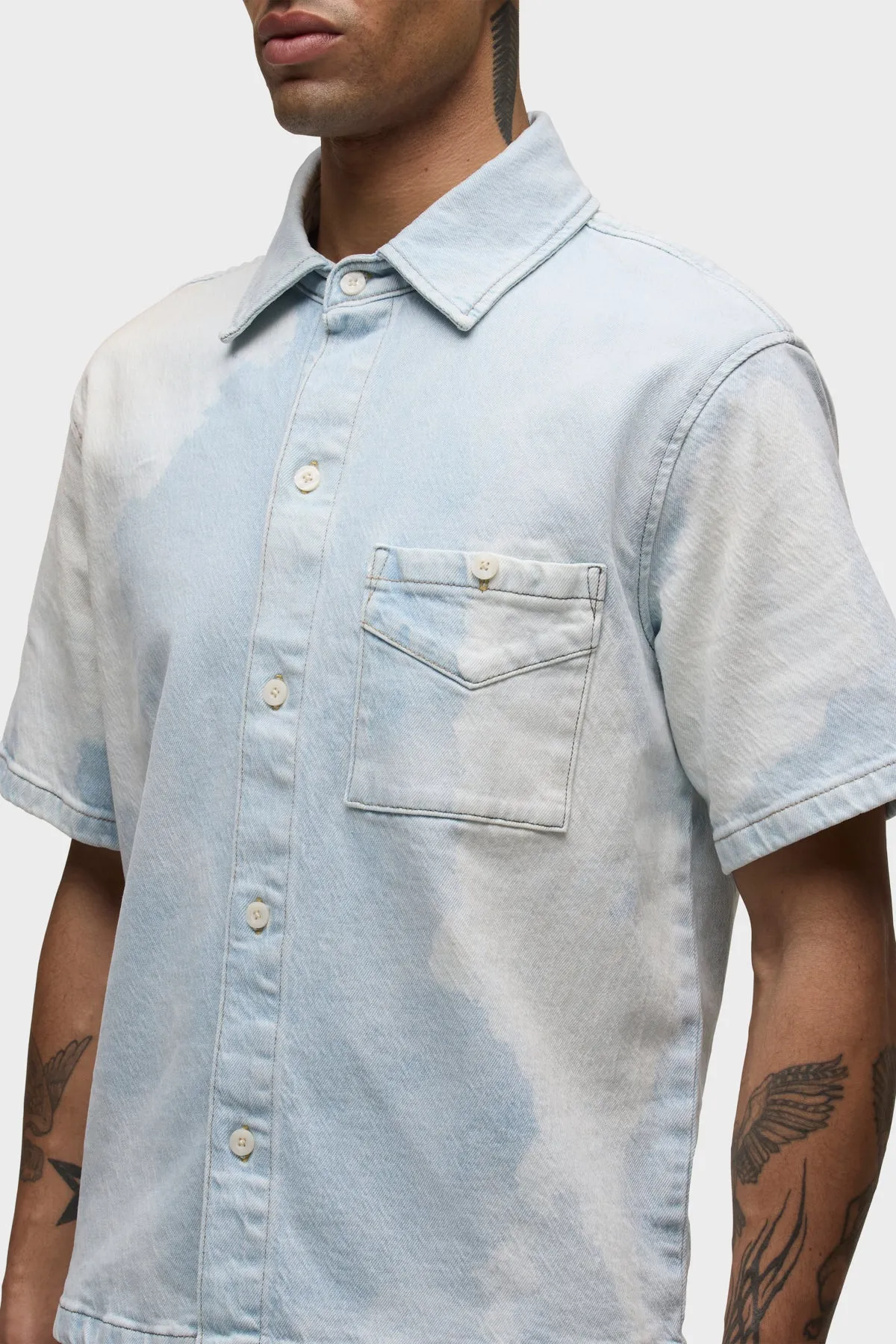 Camp Short Sleeve Shirt sold by Hudson Jeans product image thumbnail 4