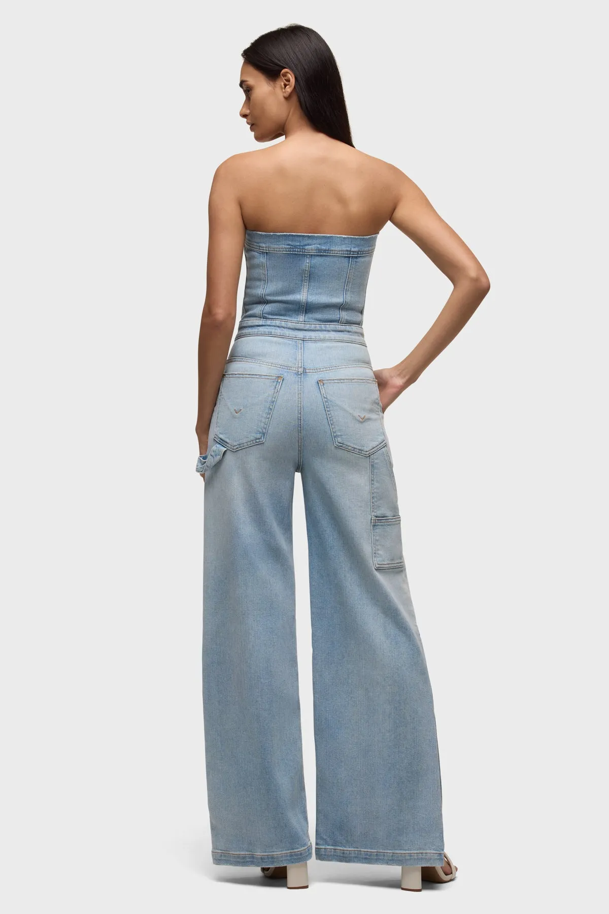 Strapless Wide Leg Jumpsuit sold by Hudson Jeans product image thumbnail 3