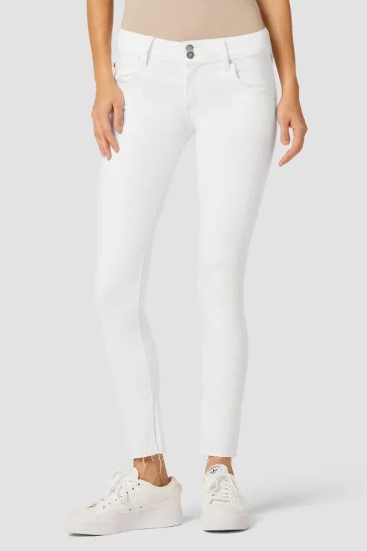 Collin Mid-Rise Skinny Jean w/ Split Hem sold by Hudson Jeans