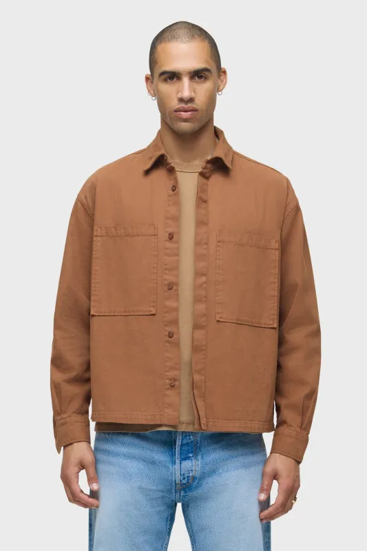 Relaxed Long Sleeve Overshirt sold by Hudson Jeans