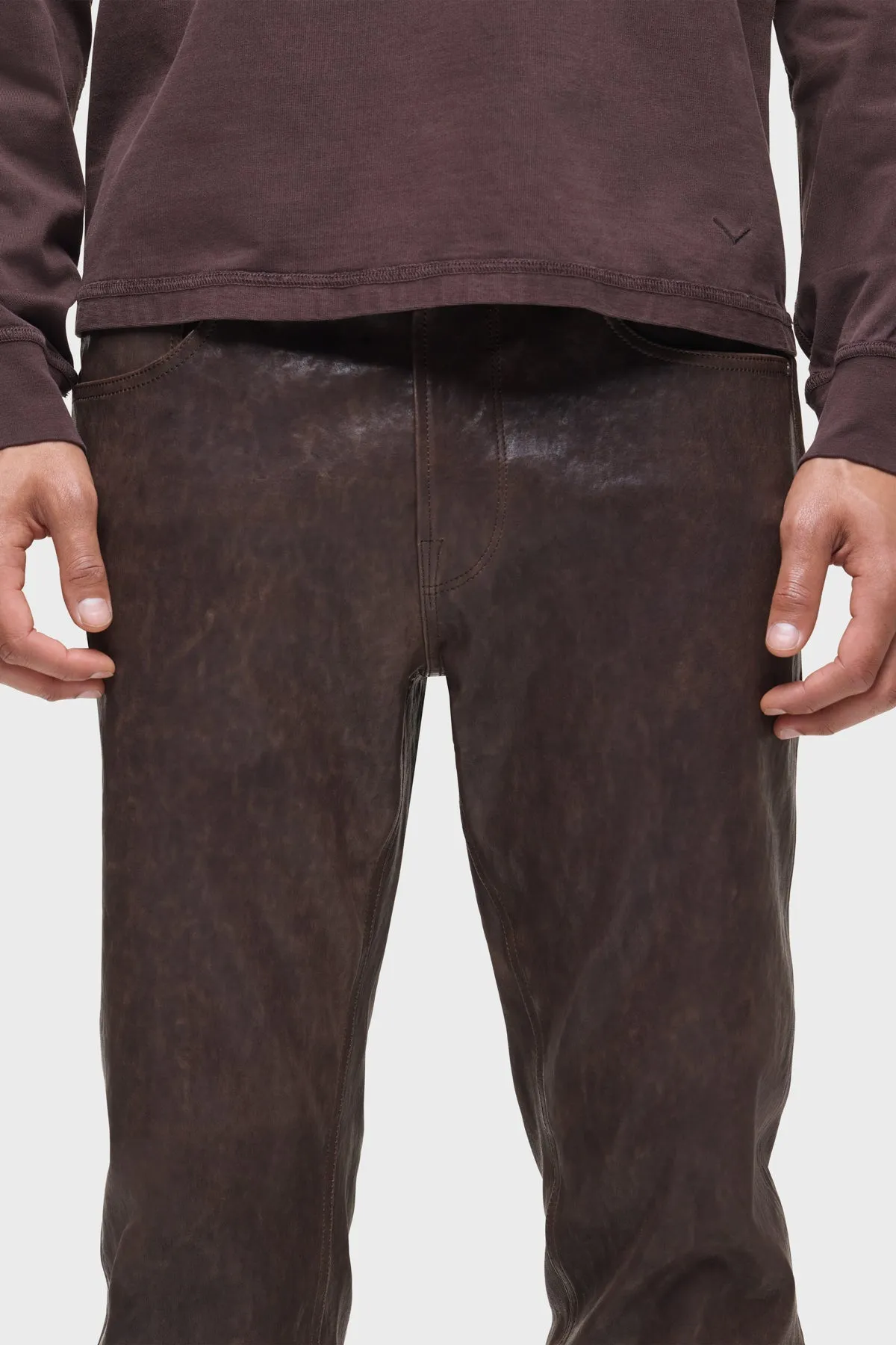 Leather Walker Kick Flare sold by Hudson Jeans product image thumbnail 4