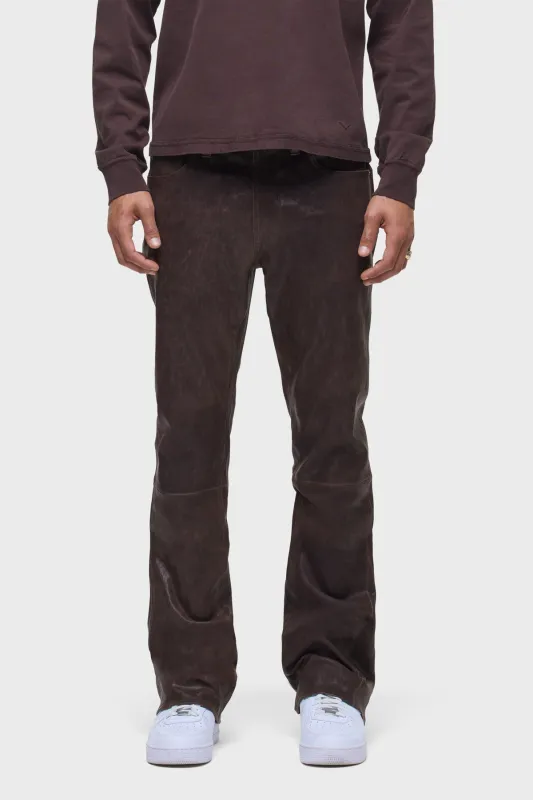 Leather Walker Kick Flare sold by Hudson Jeans