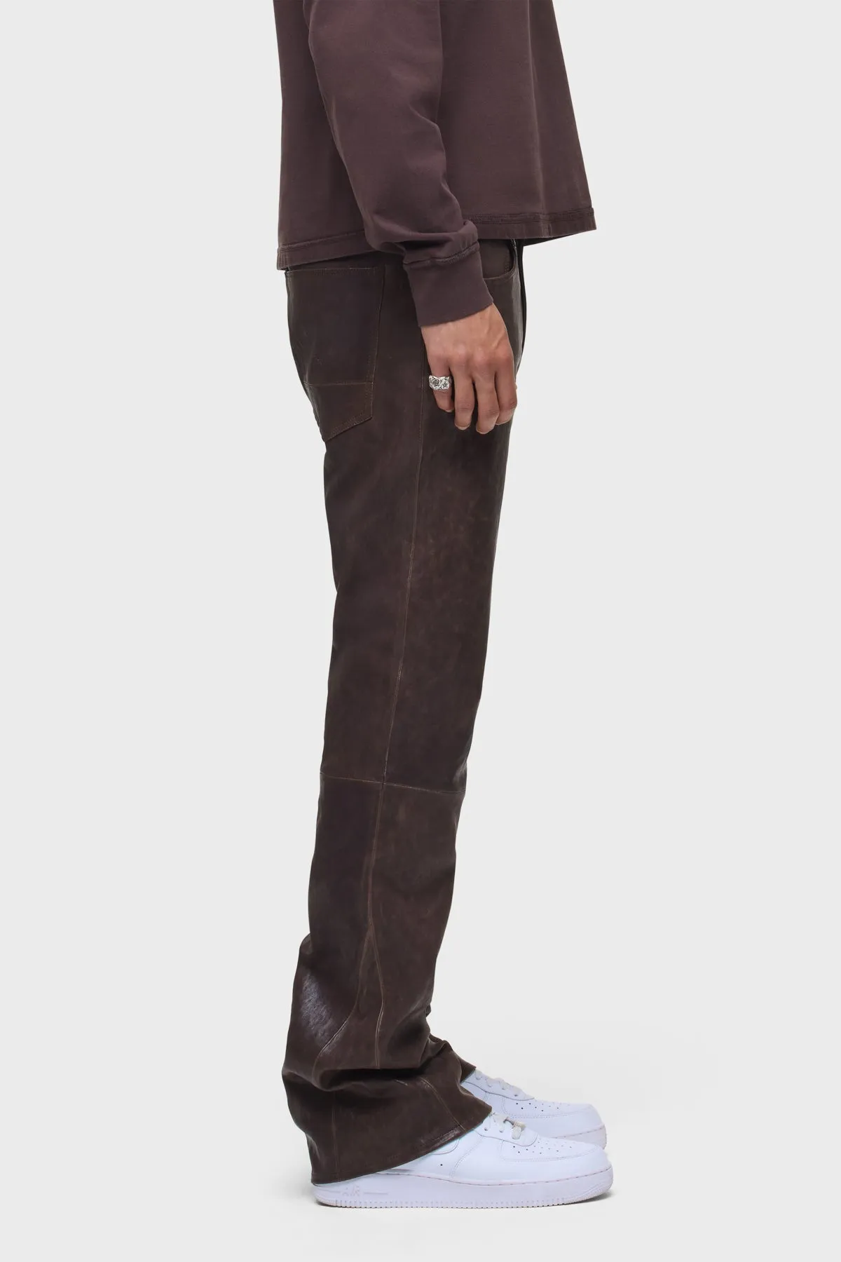 Leather Walker Kick Flare sold by Hudson Jeans product image thumbnail 3