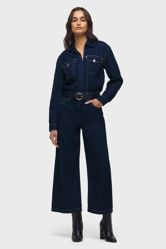 Wide Leg Crop Jumpsuit sold by Hudson Jeans