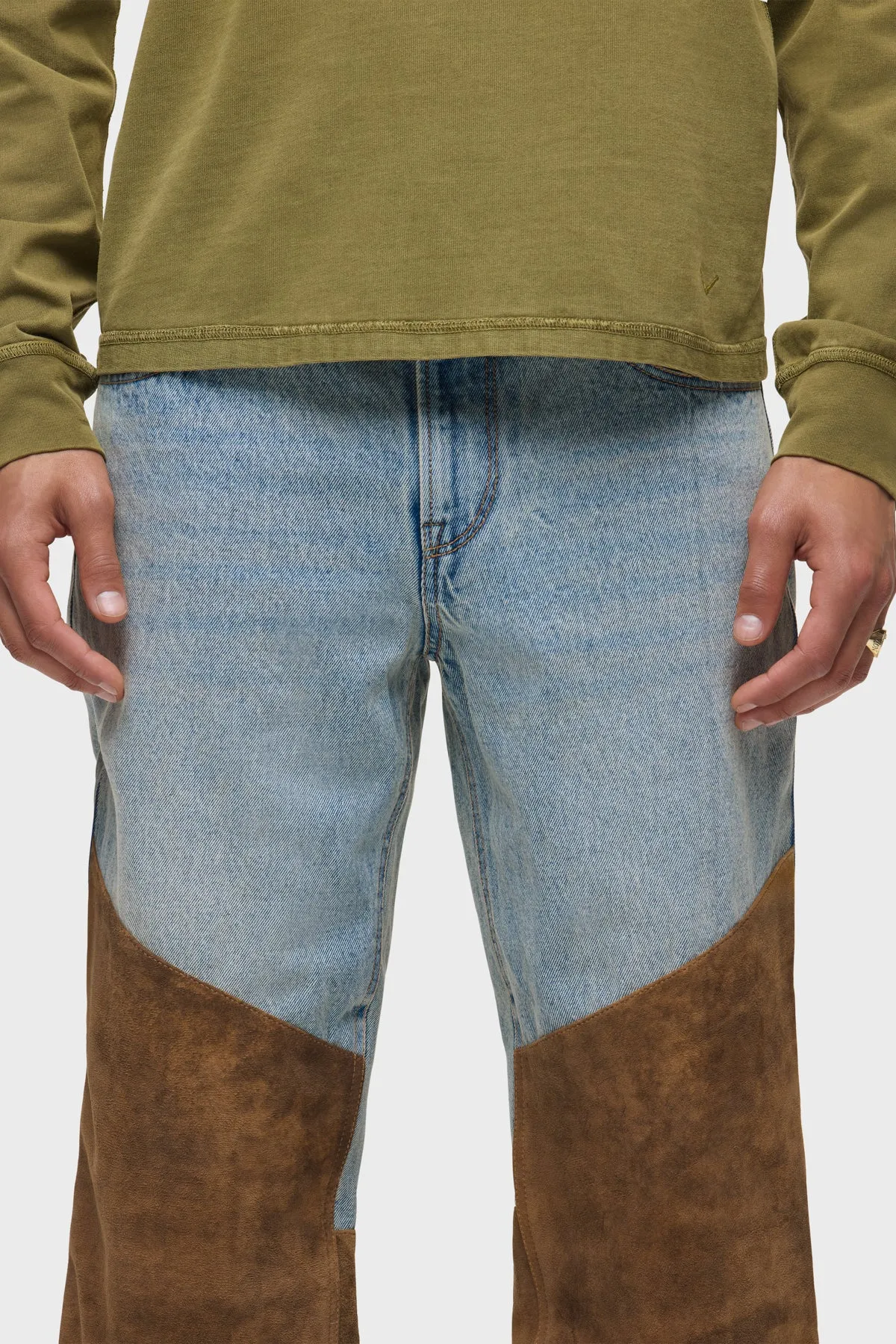 Denim Suede Work Pant sold by Hudson Jeans product image thumbnail 4