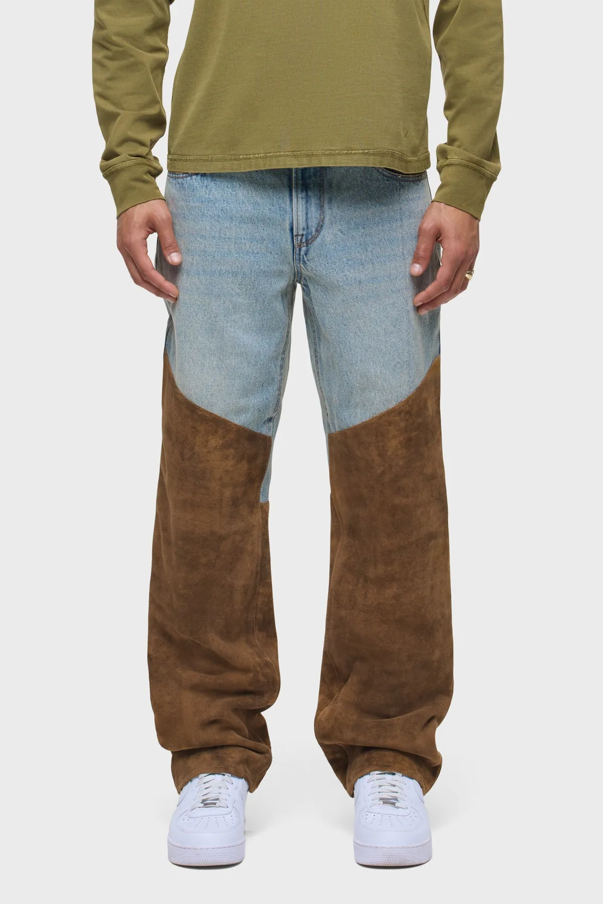 Denim Suede Work Pant sold by Hudson Jeans