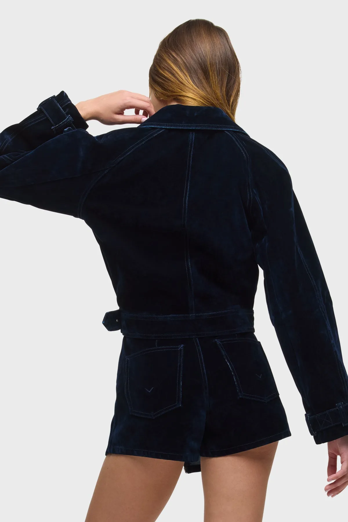 Raglan Moto Jacket sold by Hudson Jeans product image thumbnail 2