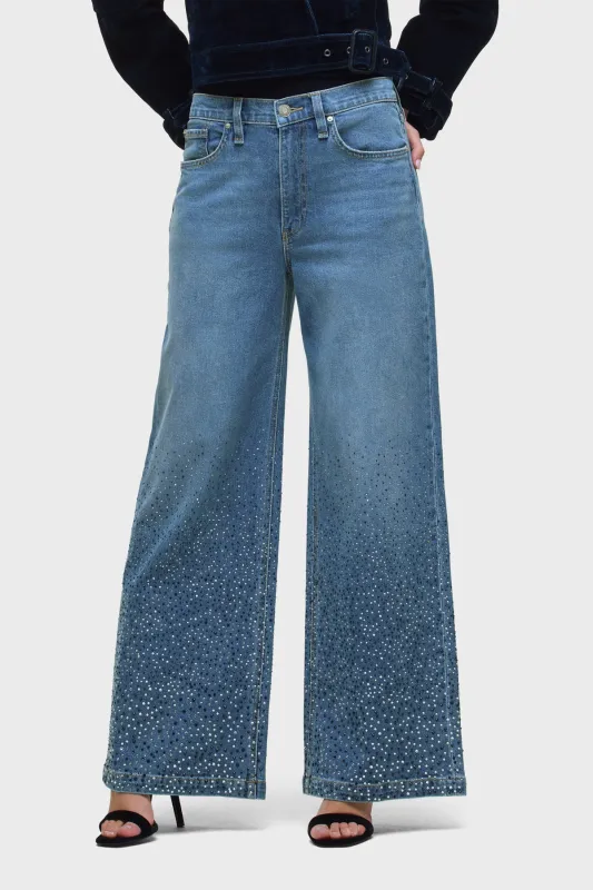 Jodie Loose Wide Leg W/ Stud Detailing sold by Hudson Jeans