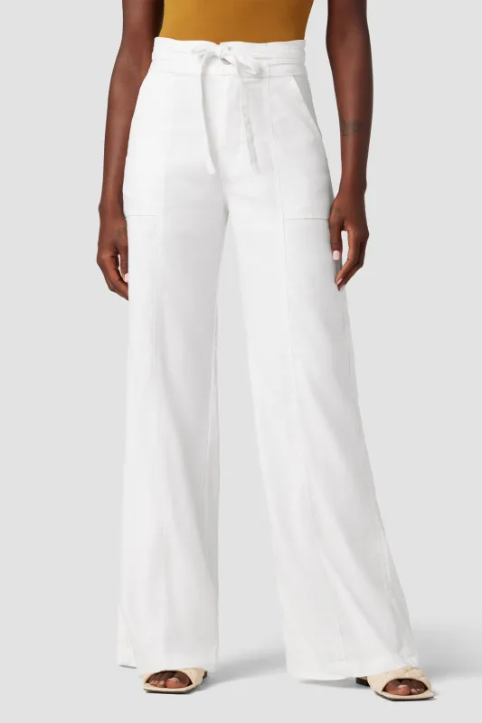 Tie Waist Wide Leg Trouser sold by Hudson Jeans