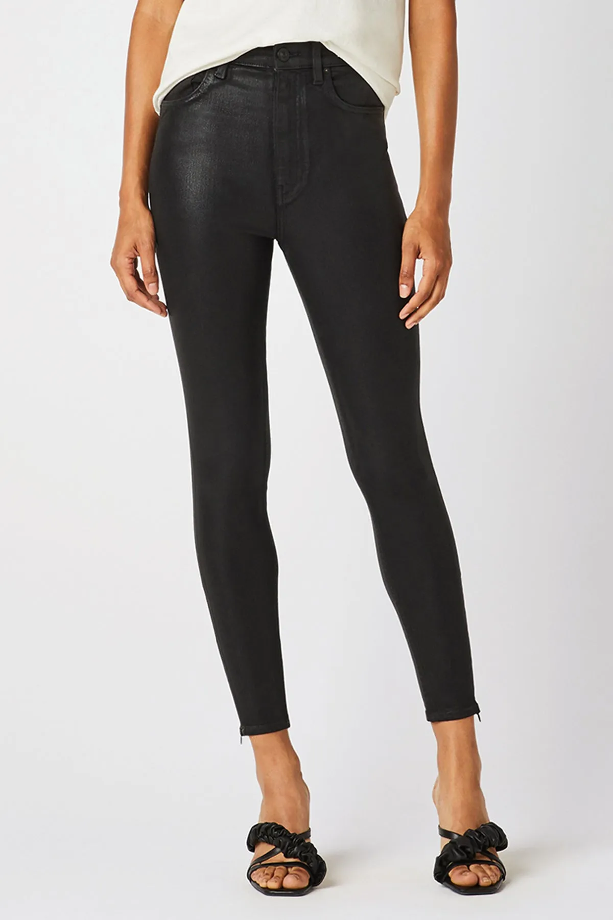 Centerfold Extreme High-Rise Super Skinny Coated Jean sold by Hudson Jeans