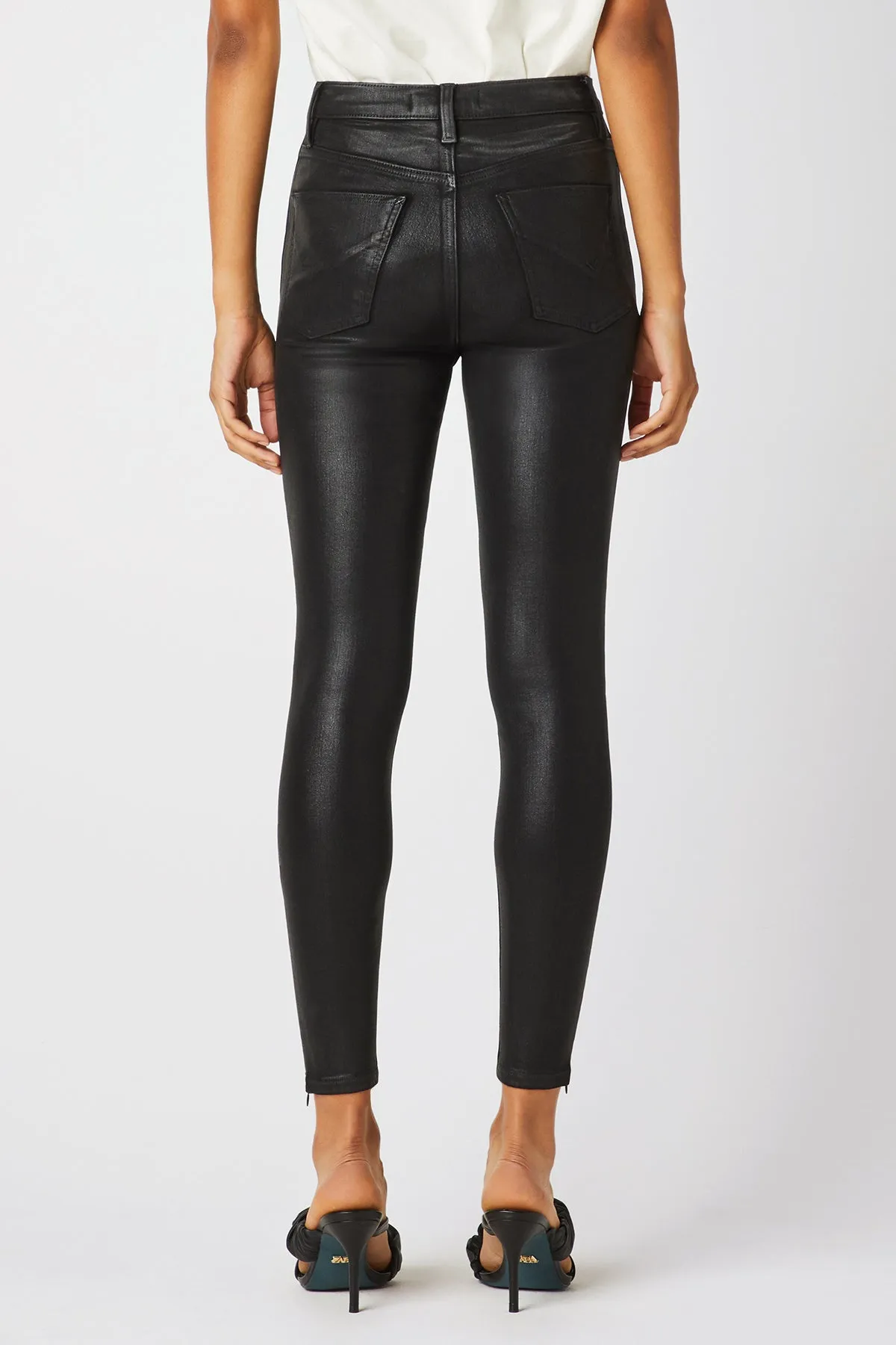 Centerfold Extreme High-Rise Super Skinny Coated Jean sold by Hudson Jeans product image thumbnail 2