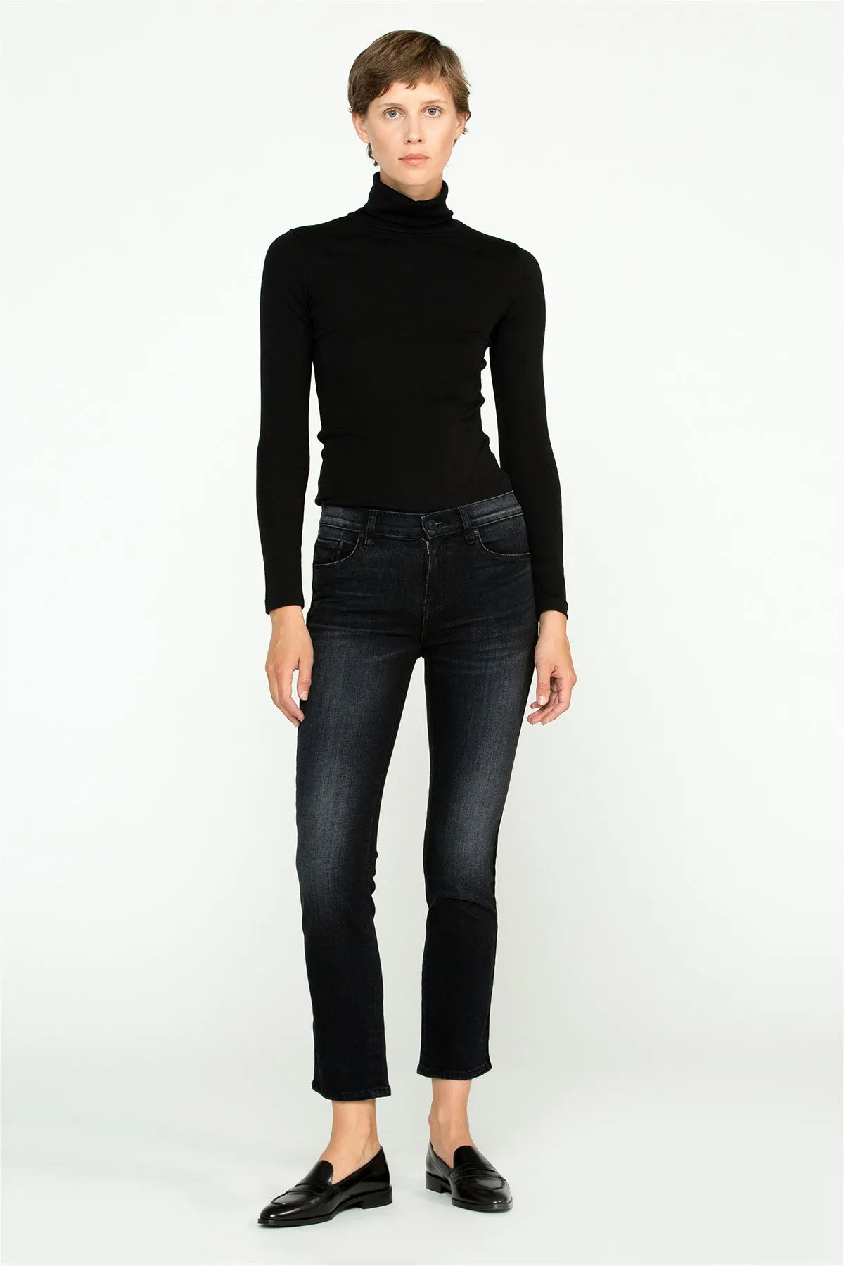 Nico Mid-Rise Straight Crop Jean sold by Hudson Jeans
