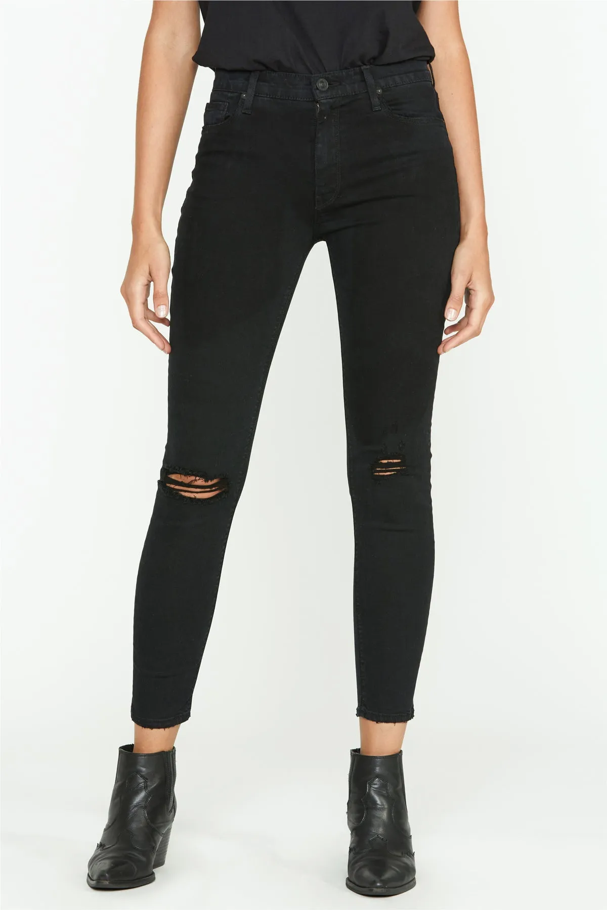 Barbara High-Rise Super Skinny Ankle Jean sold by Hudson Jeans product image thumbnail 2