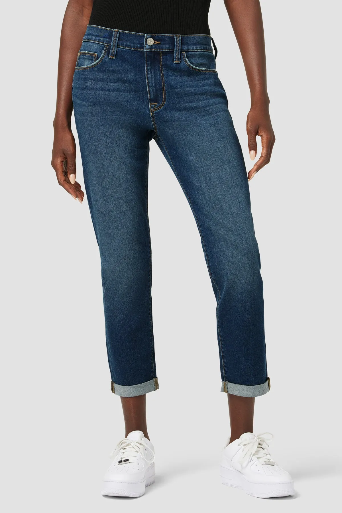 Natalie Mid-Rise Slim Boyfriend Crop Jean sold by Hudson Jeans