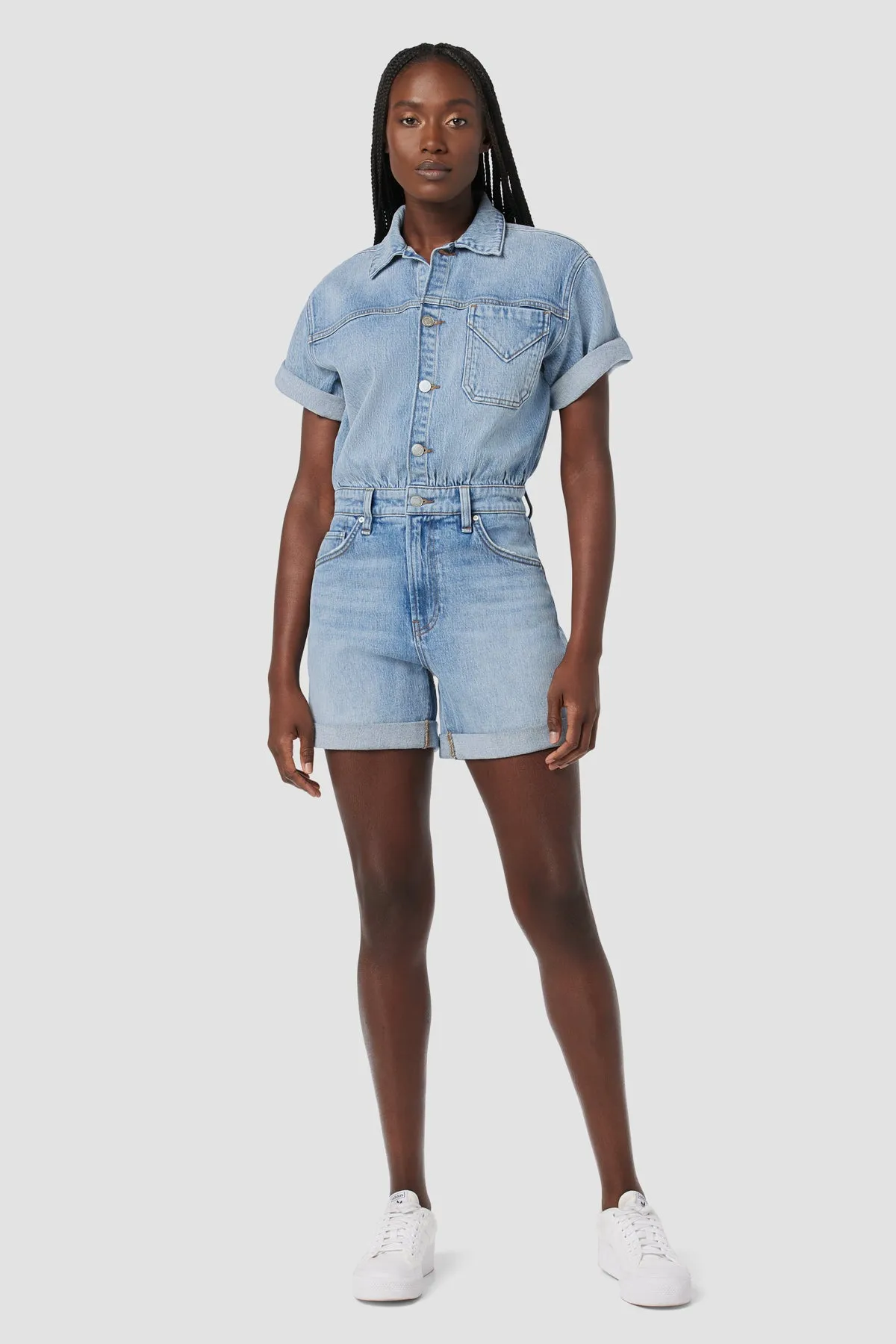 Short Sleeve Romper sold by Hudson Jeans product image thumbnail 5