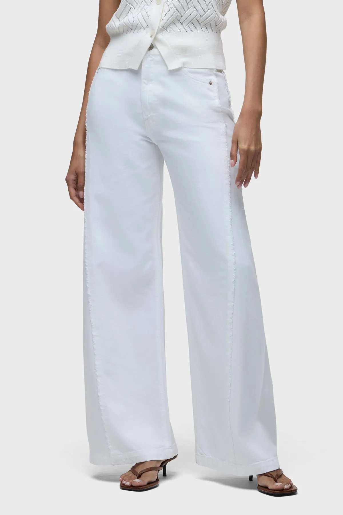Jodie Frayed Seam Loose Wide Leg sold by Hudson Jeans