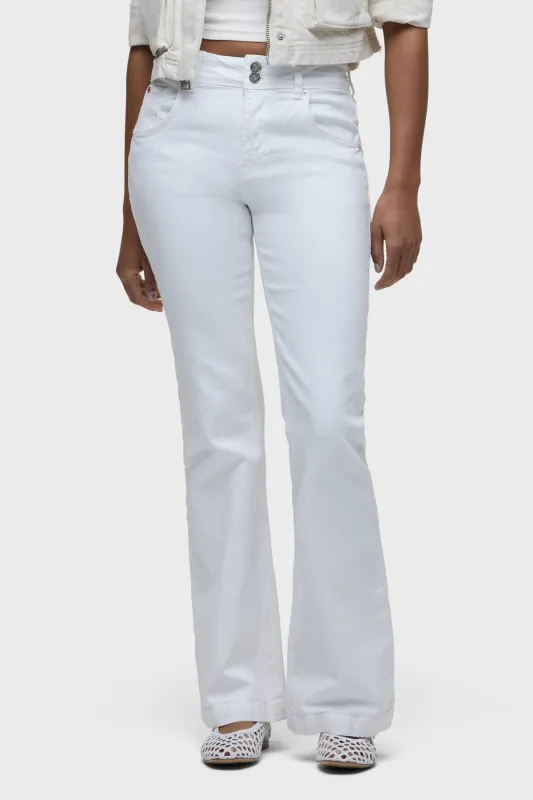 Dana Flap Pocket Flare made by Hudson Jeans