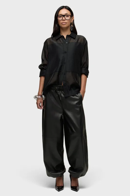Vegan Leather Balloon Jogger made by Hudson Jeans