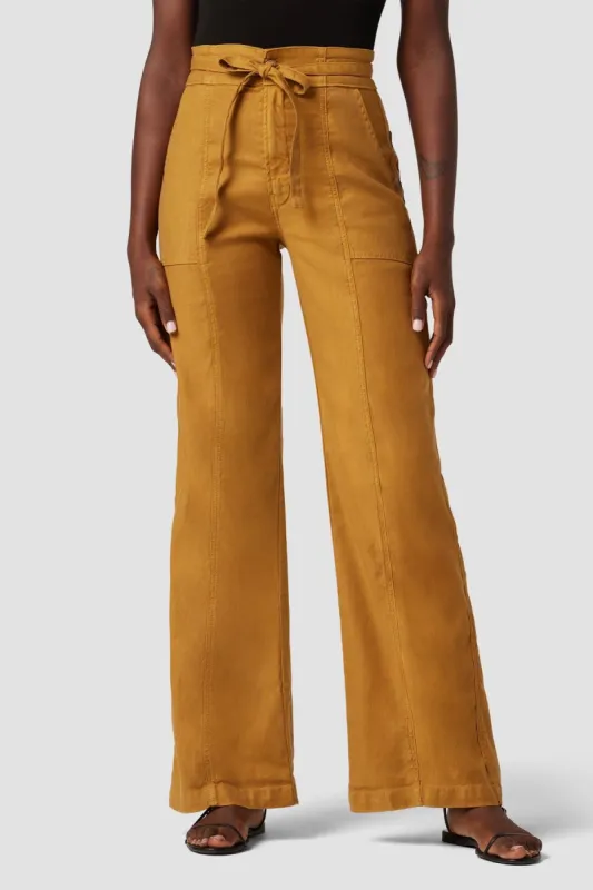 Tie Waist Wide Leg Trouser sold by Hudson Jeans