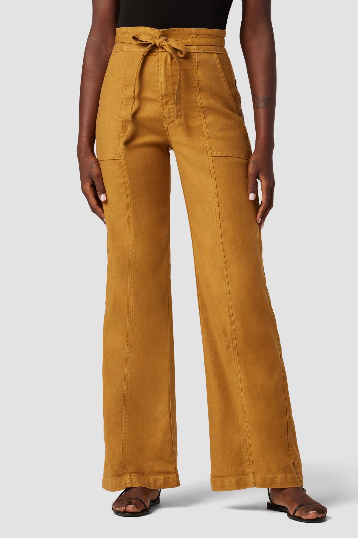 Tie Waist Wide Leg Trouser sold by Hudson Jeans
