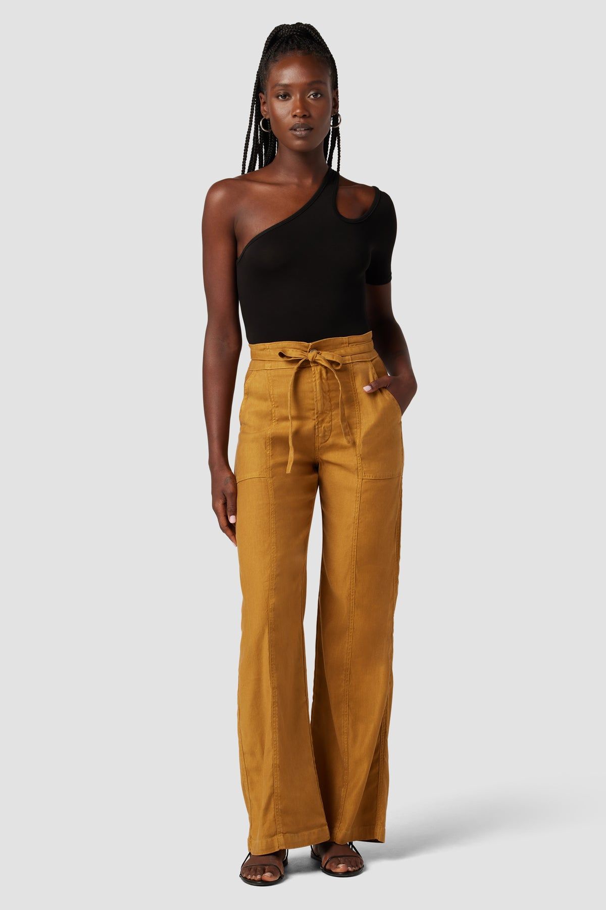 Tie Waist Wide Leg Trouser sold by Hudson Jeans product image thumbnail 6