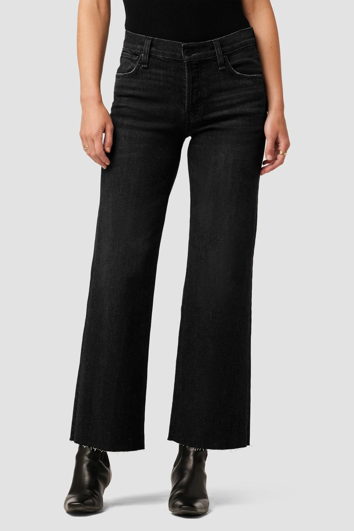 Rosie High-Rise Wide Leg Ankle Jean sold by Hudson Jeans