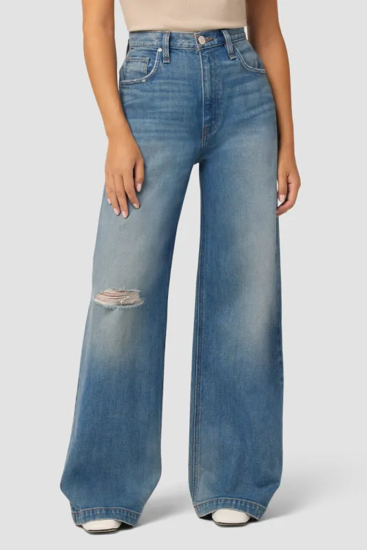 James High-Rise Wide Leg Petite Jean sold by Hudson Jeans