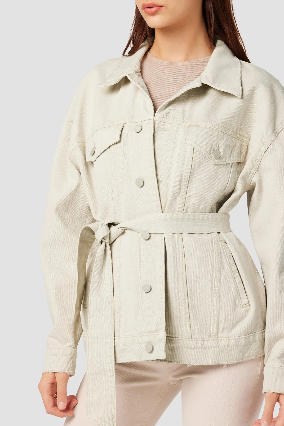 Denim Wrap Jacket sold by Hudson Jeans product image thumbnail 4