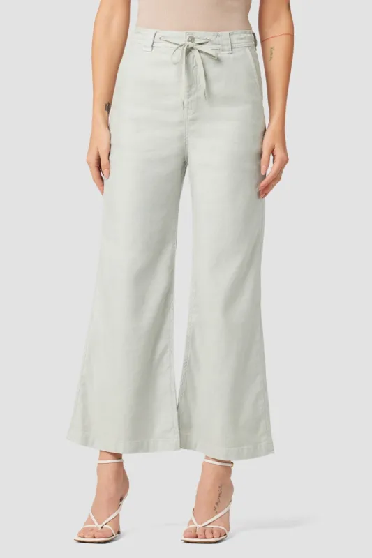 Drawstring Wide Leg Crop Trouser sold by Hudson Jeans
