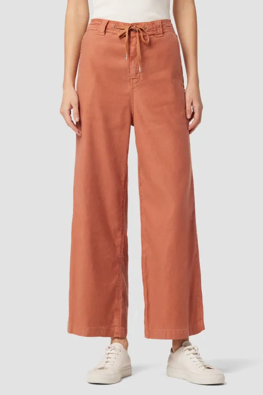Drawstring Wide Leg Crop Trouser sold by Hudson Jeans