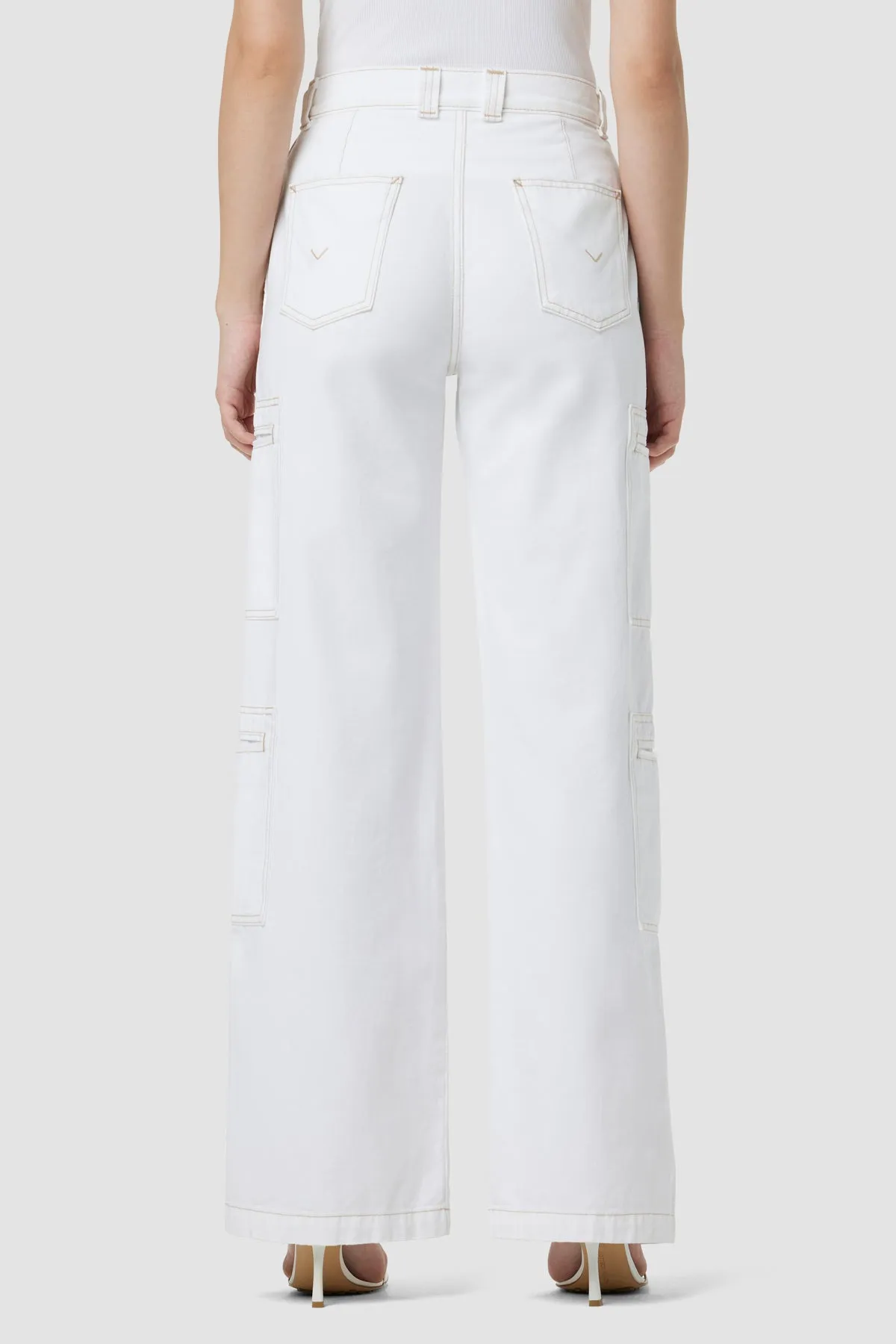 High-Rise Welt Pocket Wide Leg Cargo sold by Hudson Jeans product image thumbnail 3