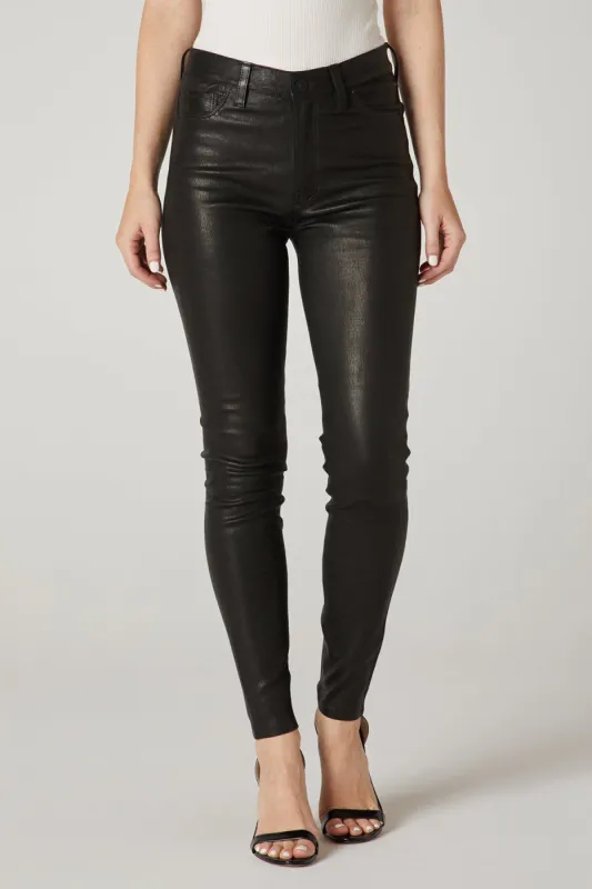 Barbara High-Rise Super Skinny Leather Pant sold by Hudson Jeans