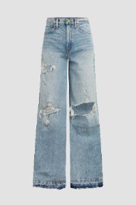 Hudson x Zoe Costello Zoe High-Rise Wide Leg Jean sold by Hudson Jeans
